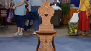 Appraisal: 1893 Fred Ege Carved Oak Chair