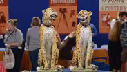 Appraisal: 19th-Century Italian Majolica Big Cats