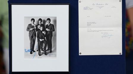 Video thumbnail: Antiques Roadshow Appraisal: 1965 Beatles-Signed Photo with Letter