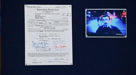 Video thumbnail: Antiques Roadshow Appraisal: 1969 "Chicago 7" Signed Subpoena