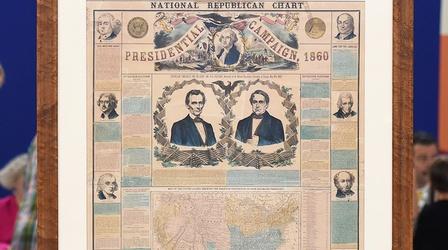 Appraisal: 1860 Republican Presidential Campaign Chart