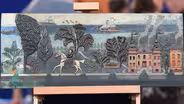 Appraisal: Folk Art Carved Panel, ca. 1900