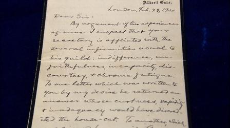 Appraisal: 1900 Mark Twain Letter
