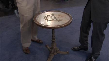 Video thumbnail: Antiques Roadshow Appraisal: French Inlaid Presentation Table, ca. 1906