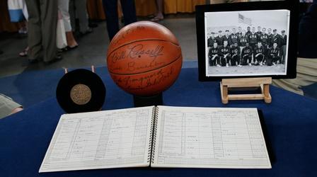 Video thumbnail: Antiques Roadshow Appraisal: 1956 Olympics USA Basketball Memorabilia