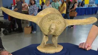 Appraisal: Whale Vertebra Sculpture