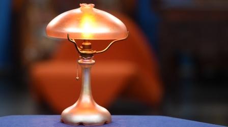 Video thumbnail: Antiques Roadshow Appraisal: Steuben Gold Aurene Glass Lamp, ca. 1910
