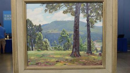 Video thumbnail: Antiques Roadshow Appraisal: Olin Travis Ozark Hilltop Painting, ca. 1947