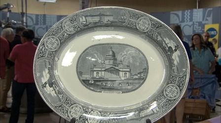 Video thumbnail: Antiques Roadshow Appraisal: Ashworth Staffordshire Platter, ca. 1850