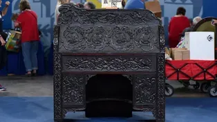 Appraisal: Art Nouveau Carved Walnut Desk, ca. 1890