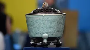 Appraisal: Chinese Celadon Incense Burner on Stand
