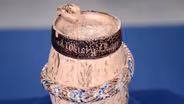 Appraisal: Salt Glazed Stoneware Temperance Keg, ca. 1885