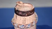Appraisal: Salt Glazed Stoneware Temperance Keg, ca. 1885