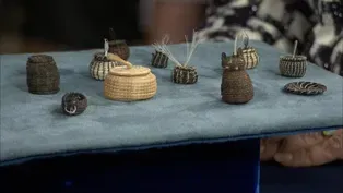 Appraisal: Pima Woven Horsehair Miniature Baskets, ca. 1955