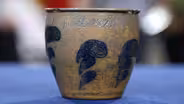 Appraisal: 1874 Jacob Swank Miniature Stoneware Crock