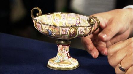 Video thumbnail: Antiques Roadshow Appraisal: Viennese Silver & Enamel Footed Bowl, ca. 1880