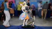 Appraisal: Goldscheider Art Deco Figural Group, ca. 1930
