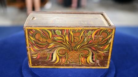 Video thumbnail: Antiques Roadshow Appraisal: Painted Pennsylvania Folk Art Candle Box