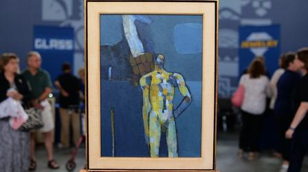 Video thumbnail: Antiques Roadshow Appraisal: 1957 Keith Vaughan "Bather" Oil Painting