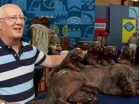  Owner Interview: Walter Mader Black Forest Carved Dogs