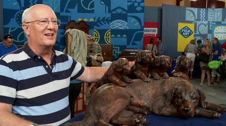 Video thumbnail: Antiques Roadshow  Owner Interview: Walter Mader Black Forest Carved Dogs