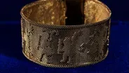 Appraisal: Mexican Woven Gold Bracelet, ca. 1955