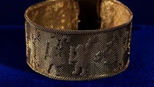 Appraisal: Mexican Woven Gold Bracelet, ca. 1955