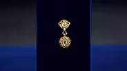 Appraisal: Newark Gem-set Gold Lapel Watch, ca. 1900