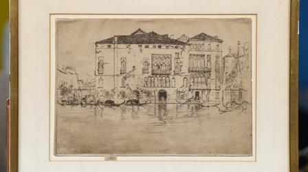 Video thumbnail: Antiques Roadshow Appraisal: 1879 James A.M. Whistler "The Palaces" Etching