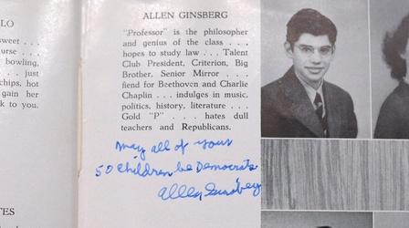 Video thumbnail: Antiques Roadshow Appraisal: 1943 Allen Ginsberg-signed Yearbook