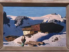 Appraisal: Alfons Walde Oil Painting, ca. 1935