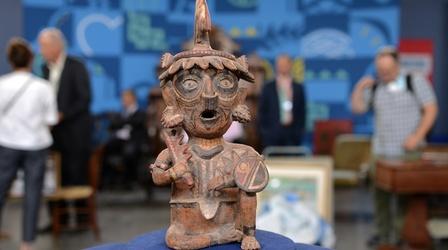 Video thumbnail: Antiques Roadshow Appraisal: 20th-Century Reproduction Nayarit Seated Figure