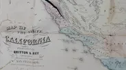 Appraisal: 1853 Britton & Rey California Pocket Map