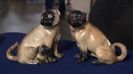 Appraisal: Meissen Porcelain Pug Dogs, ca. 1880