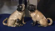 Appraisal: Meissen Porcelain Pug Dogs, ca. 1880