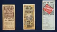 Appraisal: Railway Poster Maps & Time Tables, ca. 1885