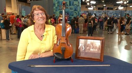 Video thumbnail: Antiques Roadshow Owner Interview: Nicholas Heinz Violin Group & French Bow