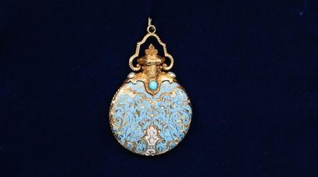 Video thumbnail: Antiques Roadshow Appraisal: Perfume Flask Pendant with Brooch, ca. 1850