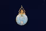Appraisal: Perfume Flask Pendant with Brooch, ca. 1850