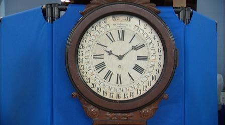 Video thumbnail: Antiques Roadshow Appraisal: Office Drop Calendar Clock, ca. 1885