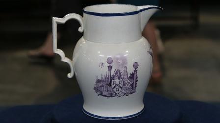 Video thumbnail: Antiques Roadshow Appraisal: American Historical Liverpool Pottery Jug, ca. 18