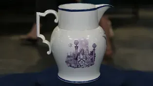 Appraisal: American Historical Liverpool Pottery Jug, ca. 18