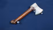 Appraisal: 17th-Century Axe with Fruitwood Handle 