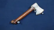 Appraisal: 17th-Century Axe with Fruitwood Handle 