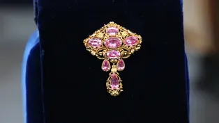 Appraisal: Georgian Topaz Brooch & Ear Pendants, ca. 1830