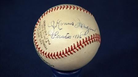 Video thumbnail: Antiques Roadshow Appraisal: 1936 Honus Wagner-Signed Baseball