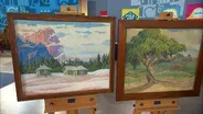 Appraisal: Thomas Berger Johnson Oil Paintings, ca. 1925