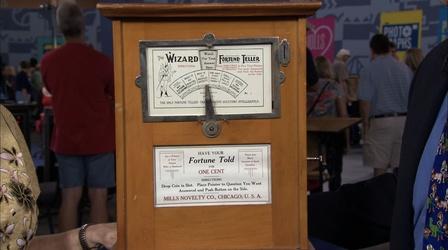 Video thumbnail: Antiques Roadshow Appraisal: Mills Wizard Penny Fortune Teller, ca. 1900