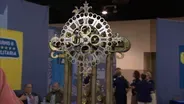 Appraisal: James Cohen Brass Skeleton Clock, ca. 1865