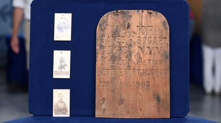 Video thumbnail: Antiques Roadshow Appraisal: 1863 Civil War Grave Marker Group